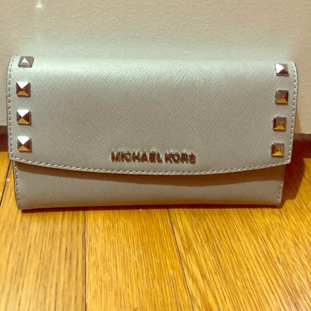 Michael Kors leather wallet/wristlet